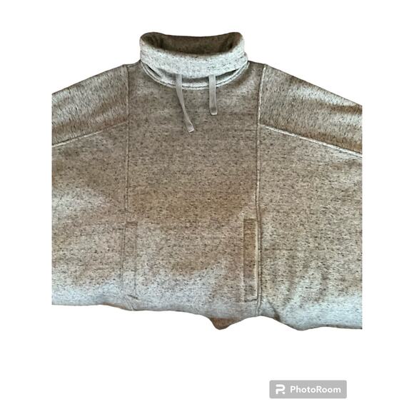 UGG Sz XS Heather Gray Pichot Angeline Pockets Comfy Overized Soft Cape poncho - Picture 3 of 10